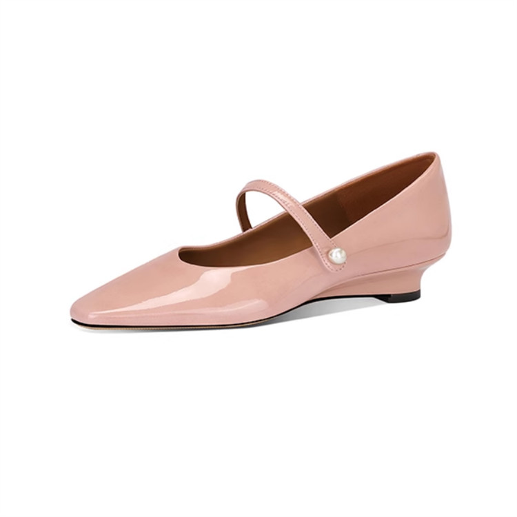 JESSICA SOPHIA Chunky Heel Mary Jane Shoes 2.5cm Women's