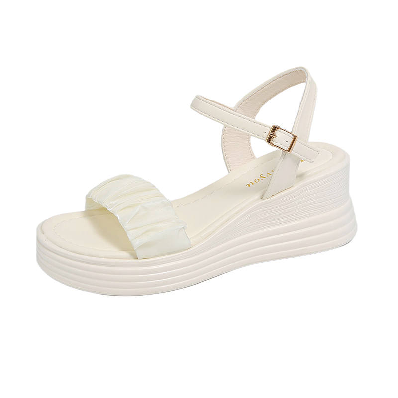 NANJIREN Pu One Strap Sandals Women's