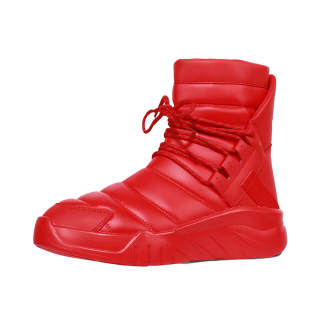 SOULSFENG Crew Ankle Boots Unisex Red