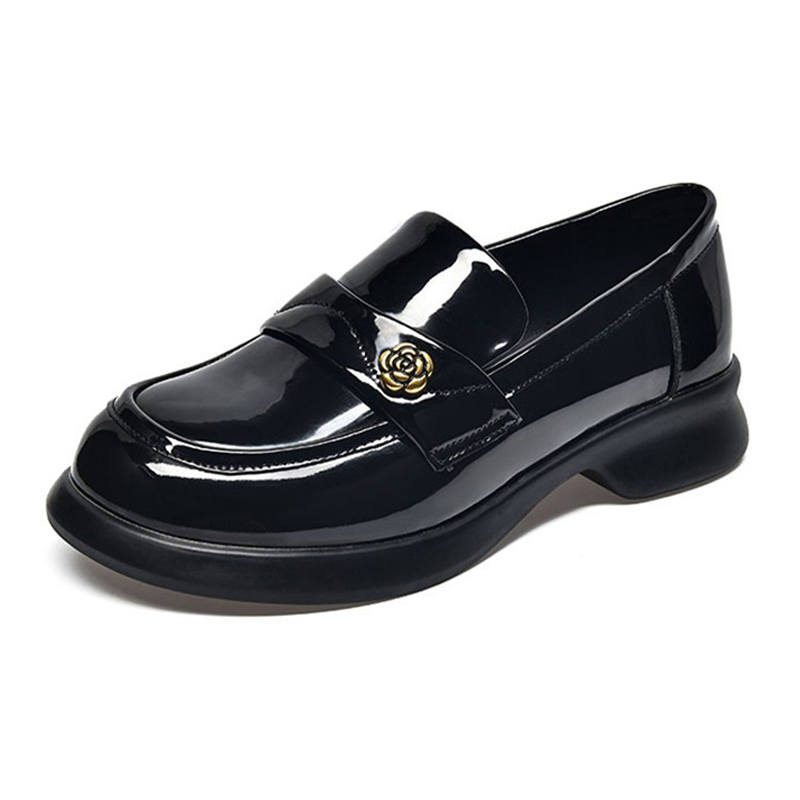 Devanro Devanro Top Grain Cow Leather Loafers 3cm Women's