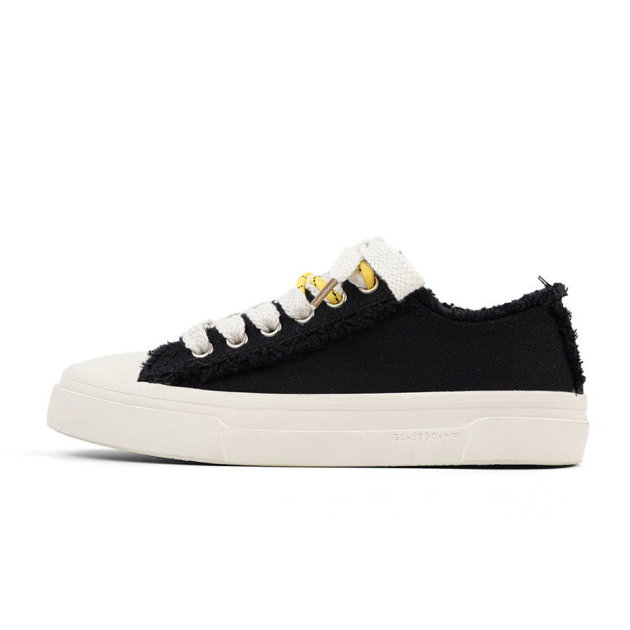 VASIBAEN Coverage Cushioning Coverage Cushioning Low top Canvas Shoes Men's Black