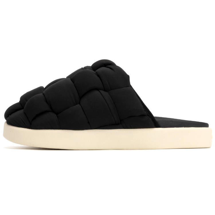 FOOT INDUSTRY Woven Cushioning Slippers Unisex Black