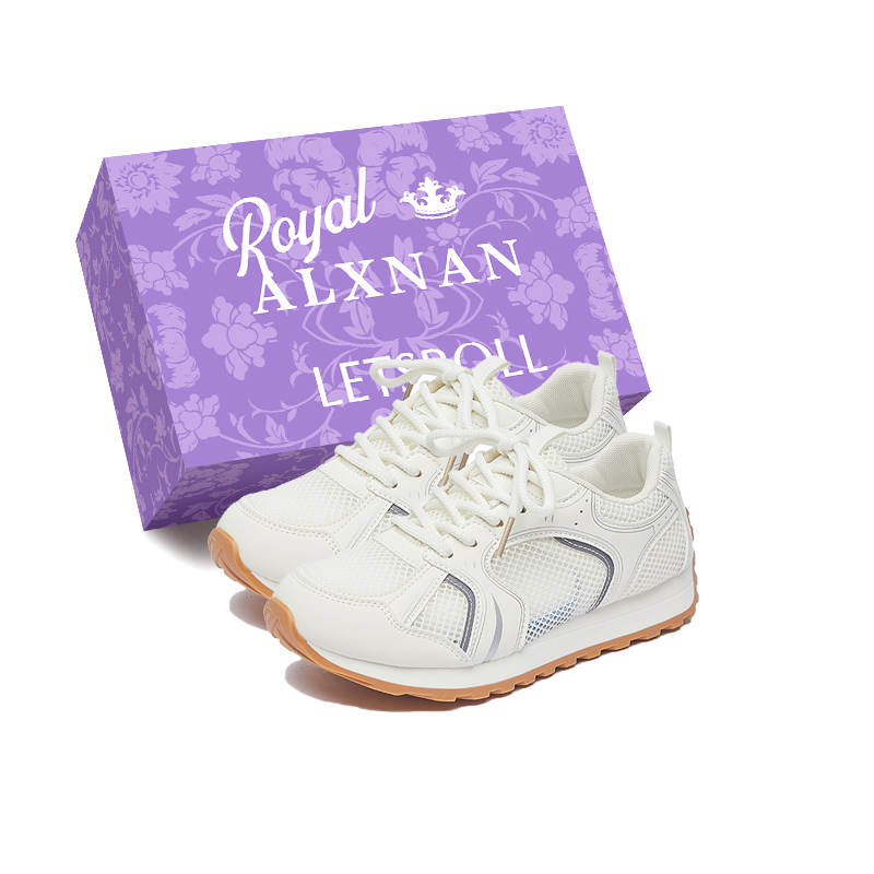 Alxnan Pu Breathable Low top Casual Shoes Women's Box