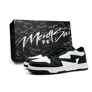 Mengsai Slip Resistant Abrasion Resistant Slip Resistant Abrasion Resistant Low top Skateboard Shoes Unisex