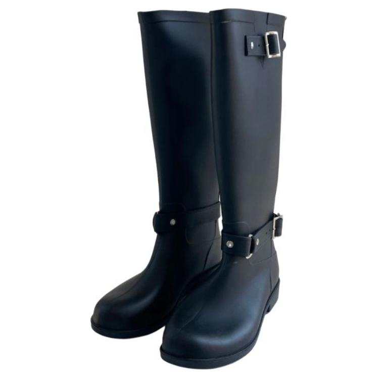 Mooreyu Atelier PVC Knee high Boots 3cm Women's