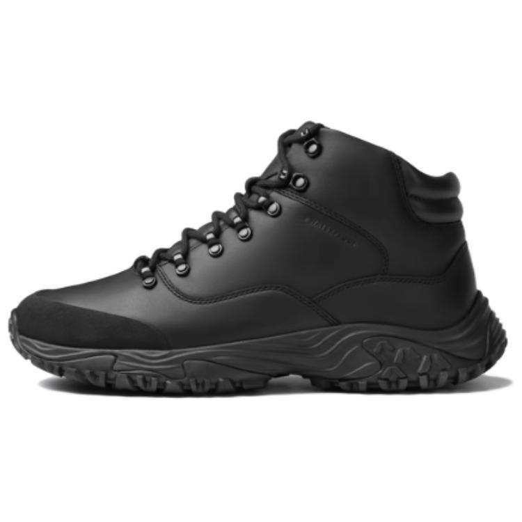Clarks Cow Leather Short Outdoor Boots 3cm Men's Black