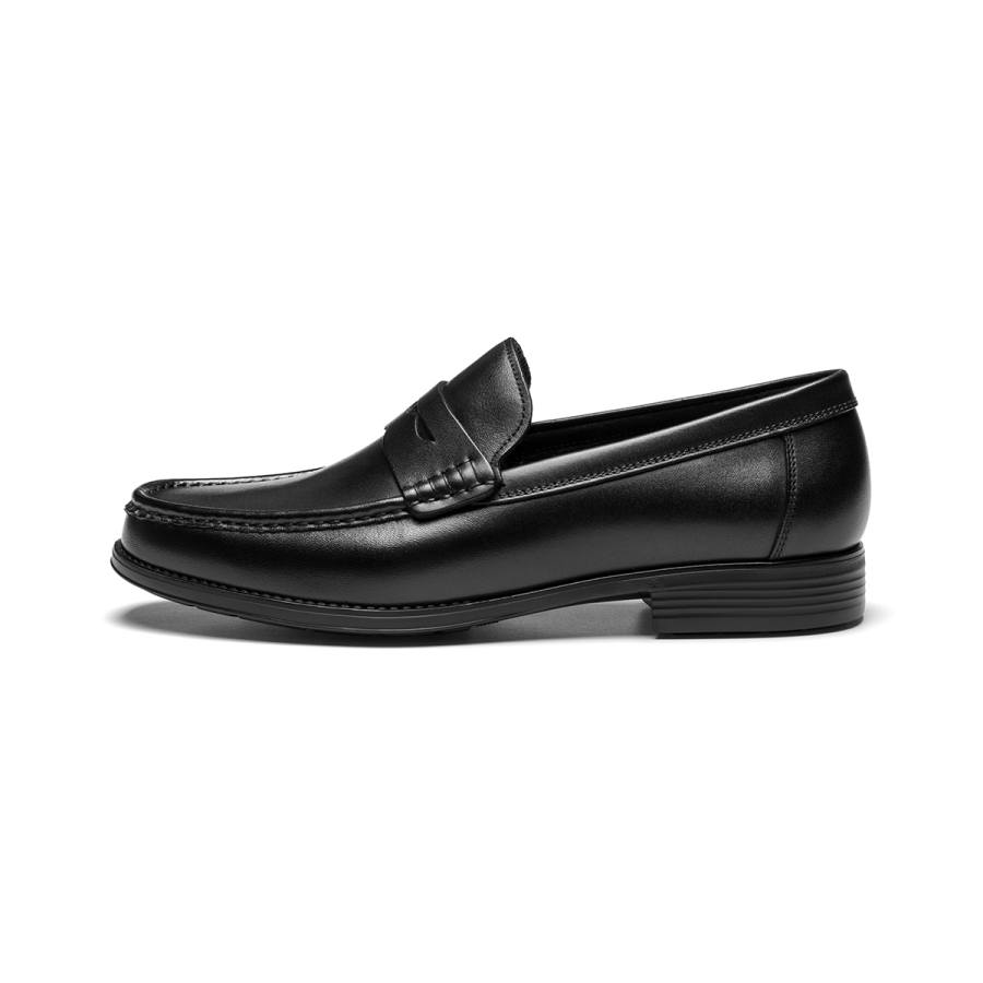 J.BENATO Cow Leather Casual Shoes Men's Black
