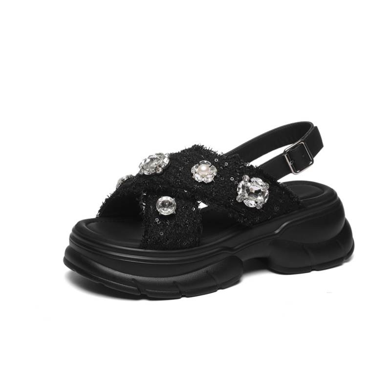 JINSITU Fabric Beach Sandals Women's