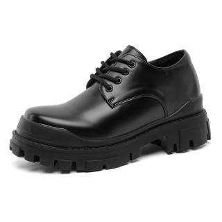 JETRAM Hidden Wedge 7 Cm Casual Shoes Men's Black