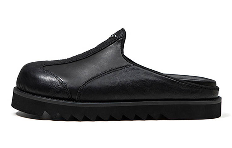 The Last Redemption Leather Stylish Sandal Unisex Black