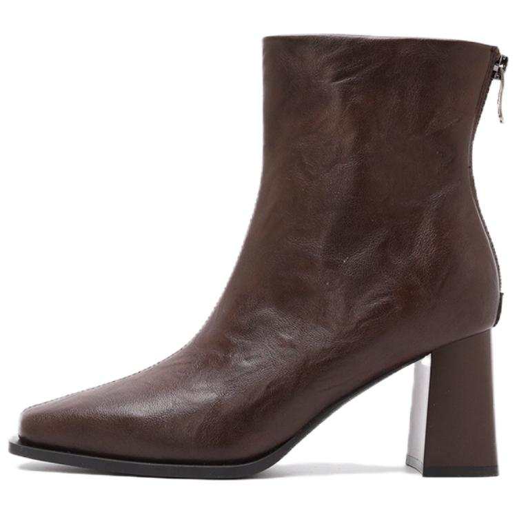 BASTO BASTO PU Ankle Boots 7CM Women's
