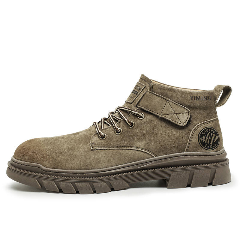 YIMINU YIMINU Combat Boots Men's Yellow