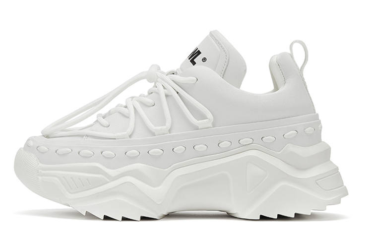 VWL VWL Synthetic Leather Chunky Sneakers Women's White