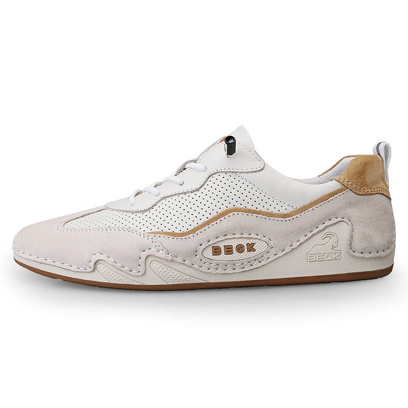 BECK Cow Leather Slip Resistant Abrasion Resistant Low top Casual Shoes Men's