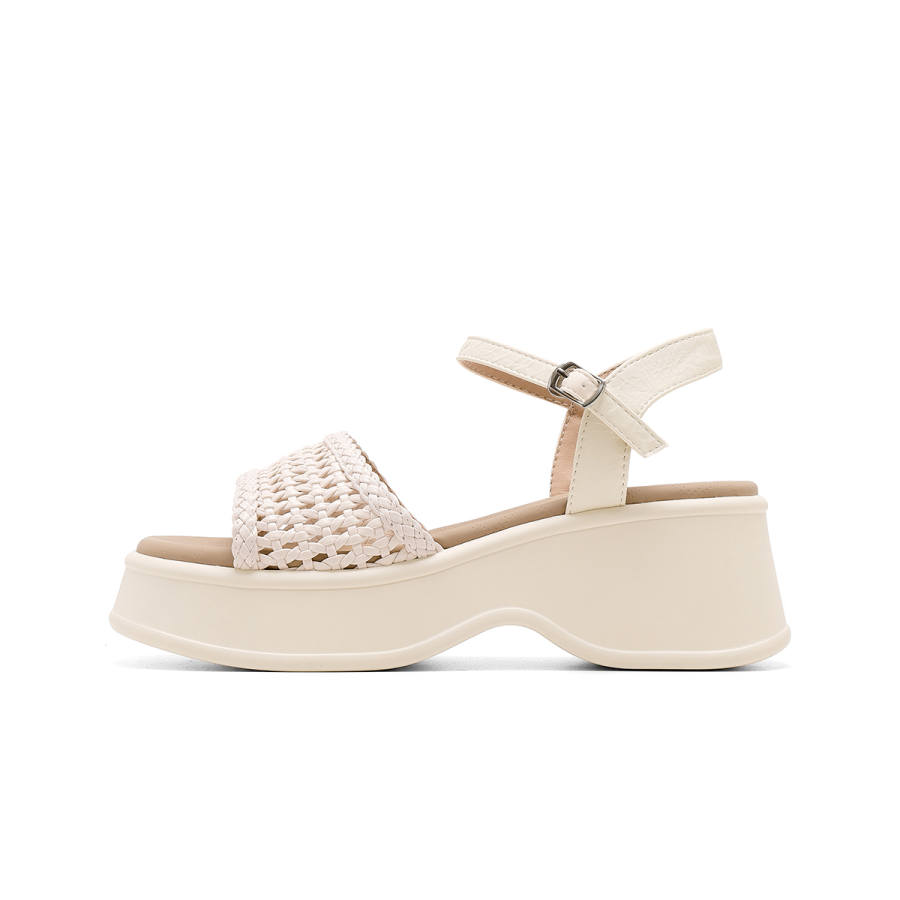 C°BANNER Synthetic Leather One Strap Sandals Women's