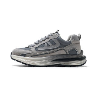 GUQUE Low top Chunky Sneakers Unisex Gray