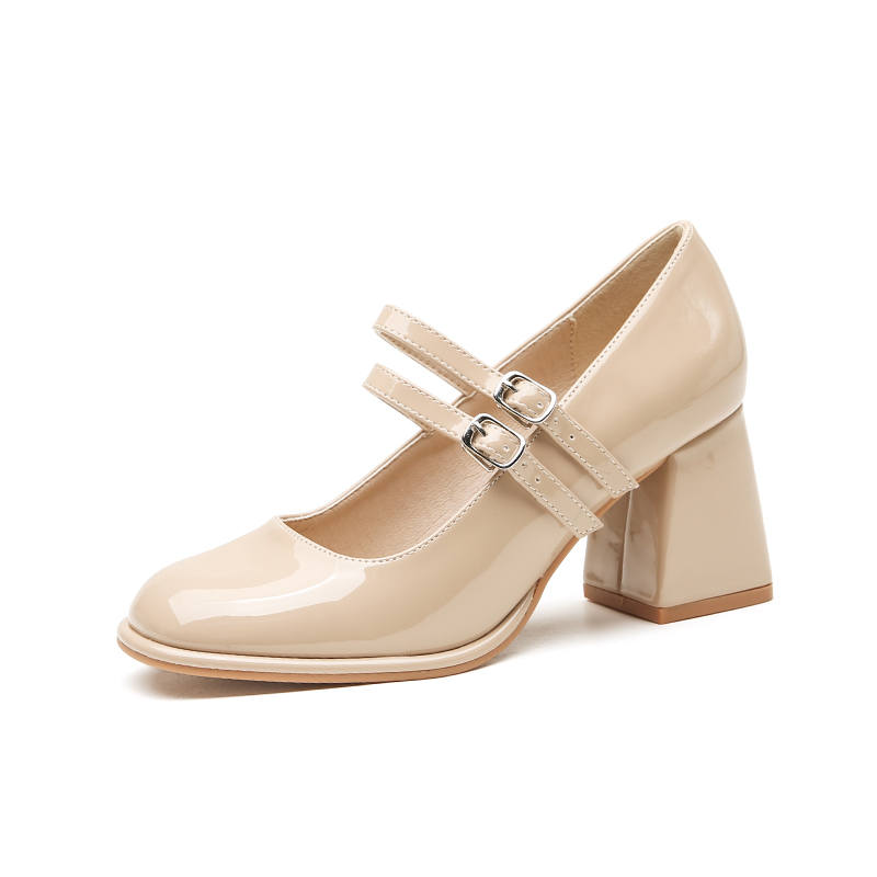 ZUOMILUO Chunky Heel Mary Jane Shoes Women's