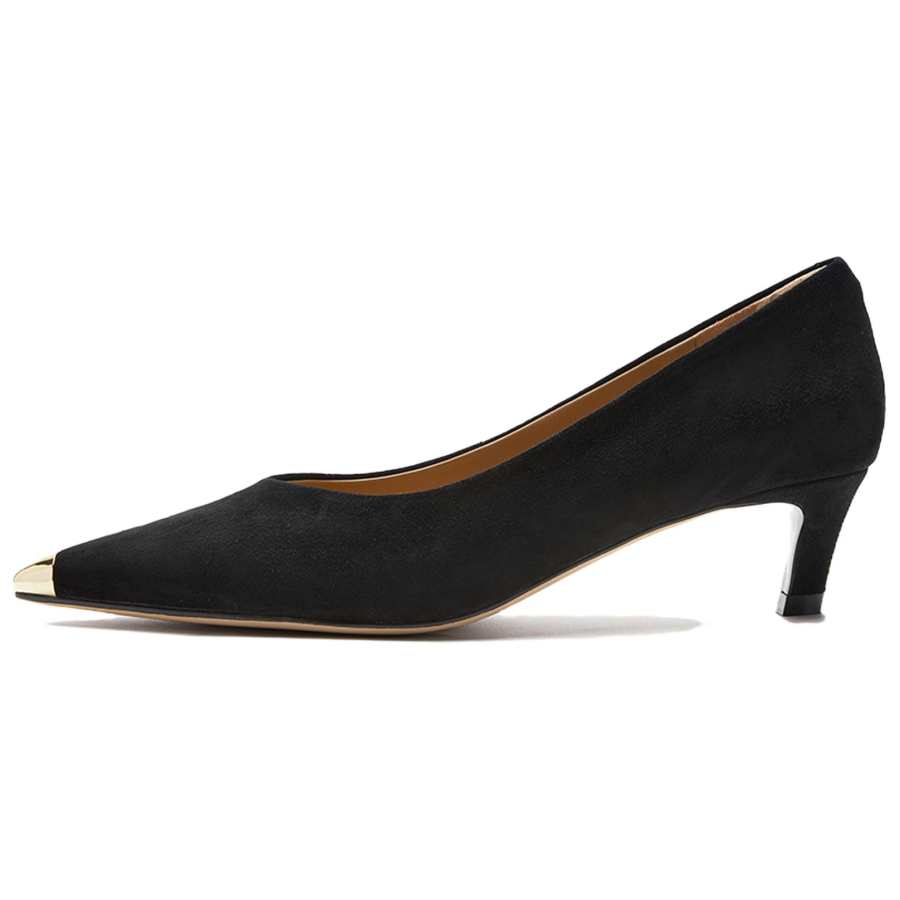 NINE WEST Sheep Suede Slim Heel High Heels 4.5cm Women's