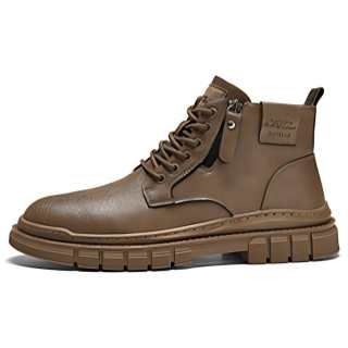 GNSJ Short Combat Boots Men's Brown
