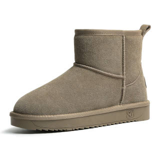 V Cow Suede Thermal Abrasion Resistant Thermal Abrasion Resistant Short Snow Boots Women's