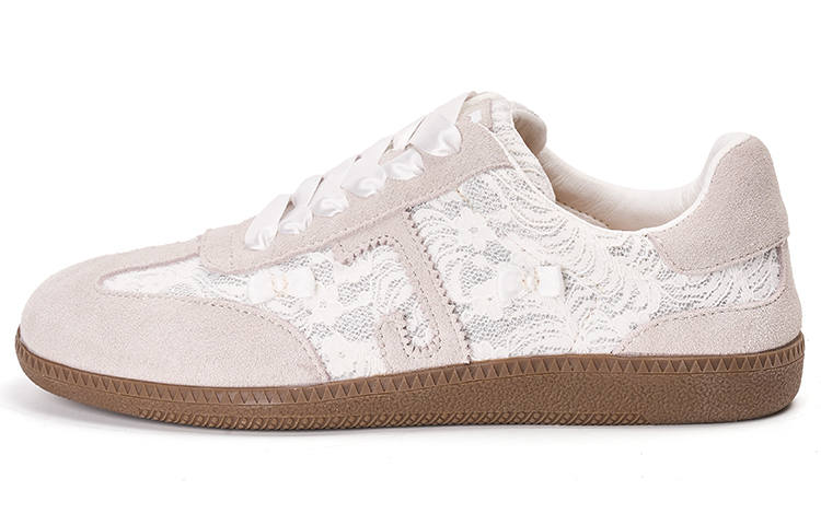 Joy&Mario Cow Split Leather Lightweight Low top Skateboard Shoes Women's