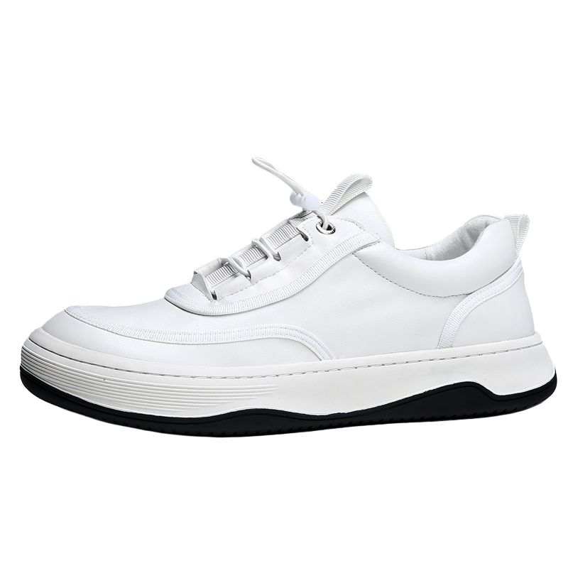 KACHILANG Cow Split Leather Low top Skateboard Shoes Men's