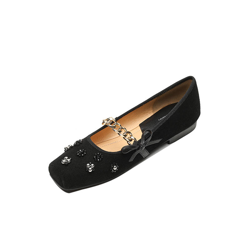 Echo&yolo Sheepskin Casual Shoes 1.5cm Women's