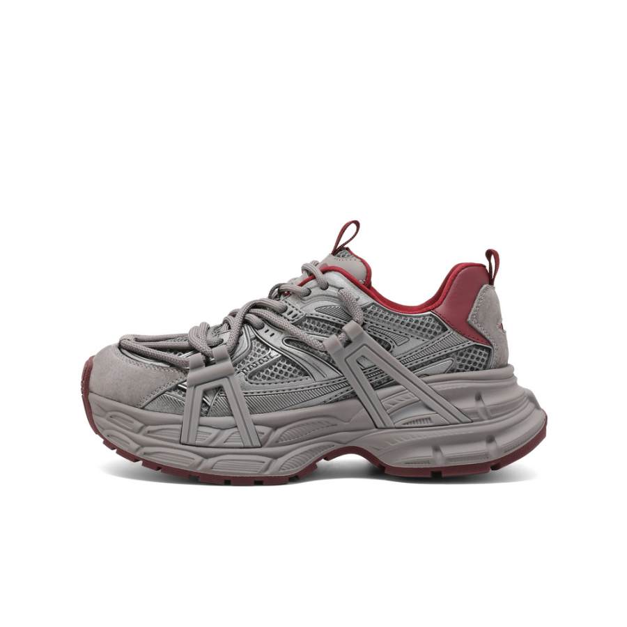 BELLE Fabric Abrasion Resistant Slip Resistant Low top Chunky Sneakers Women's