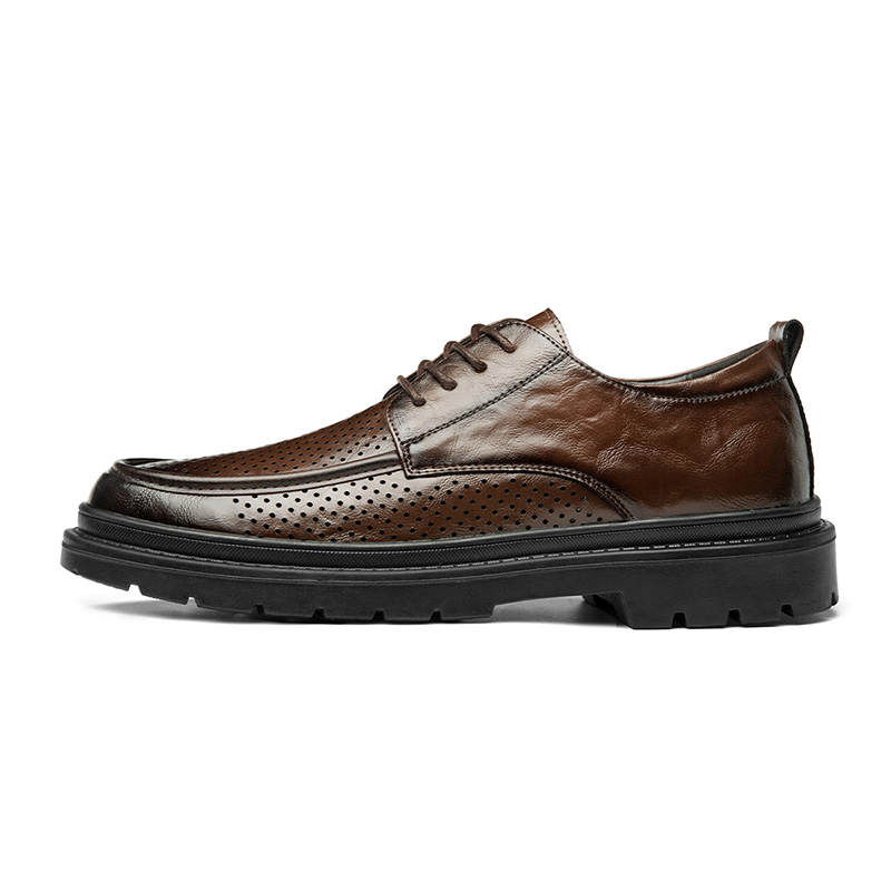 CARTELO Cow Split Leather Casual Shoes Men's