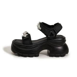 MILANLIANGE One Strap Sandals 8.5cm Women's