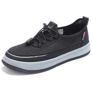 TAIHEYUAN Men's Casual Shoes Men's Low Top Black/Gray