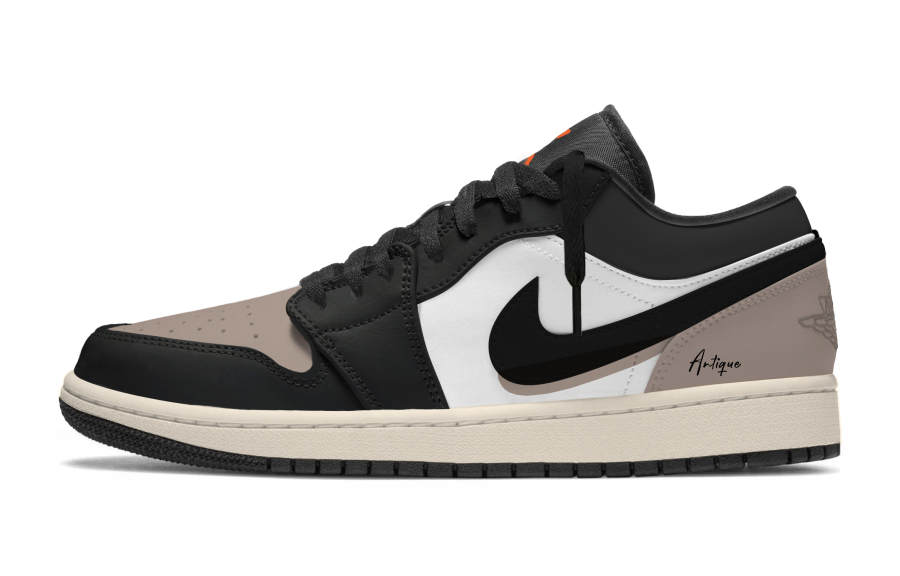 Jordan Jordan Air Jordan 1 Chestnut Rice Cushioning, Wear Resistant Low top Skateboard Shoes Women's Light Brown