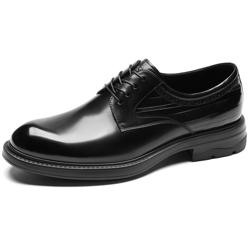 AOKANG Casual Leather Shoes Men's Black