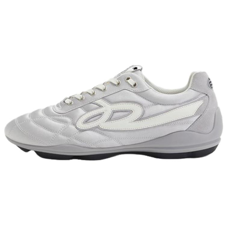GOOD BAI Textile, Split Cow Leather Low top Casual Shoes Unisex Starry Silver