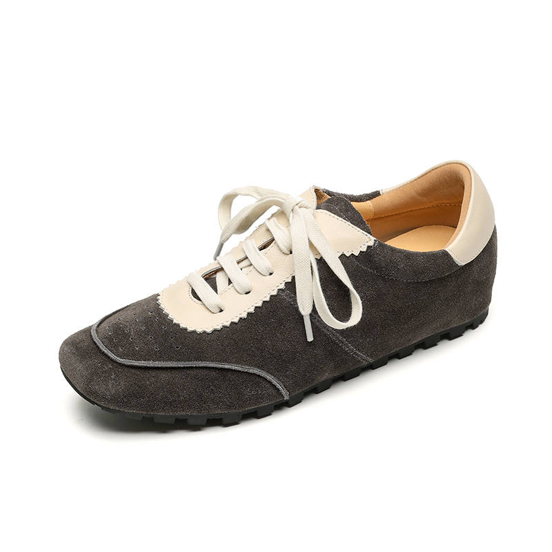HONGYANGLIN Cow Suede Low top Casual Shoes Women's