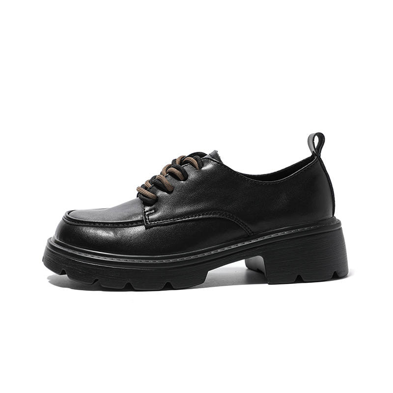 ZHR Cow Split Leather Casual Shoes 5CM Women's