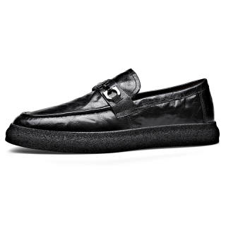 LUOMAIKE Men's Casual Shoes Men's Low Top Black/Brown