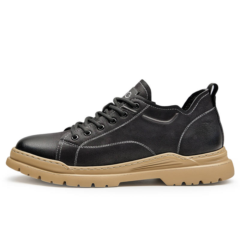 GOG Men's Casual Shoes Men's Mid Top Black