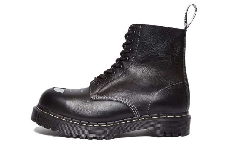 Dr.Martens 1460 Wmns Dr.Martens Pascal Bex Exposed Steel Toe Lace Up Boot 'Black Overdrive' Women's