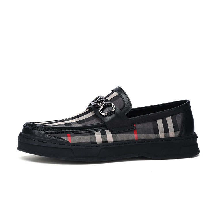 U7 U7 Gommino Loafers Soft Sole Breathable Loafers Men's Black