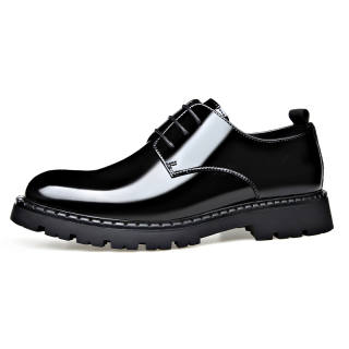 LUOMENG Men's Casual Shoes Men's Low Top Black