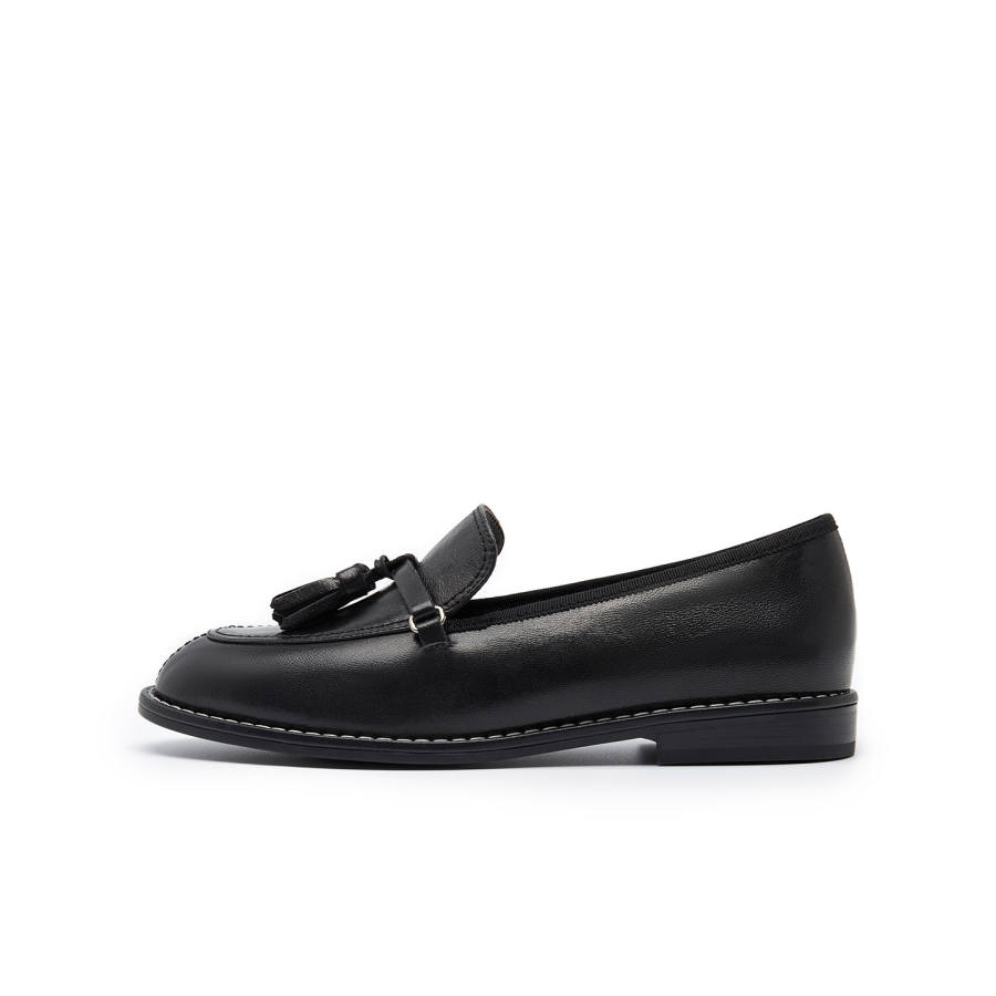 ELLE Fringe Loafers Deep Cut Unlined Shoes Women's 2025 Women's Shoes