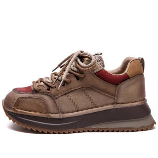 JIEZHOU Top Grain Cow Leather Abrasion Resistant Height Increasing Slip Resistant