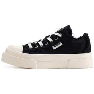 VEEMES Slip Resistant, Abrasion Resistant, Breathable, Lightweight Low top Canvas Shoes Unisex Black