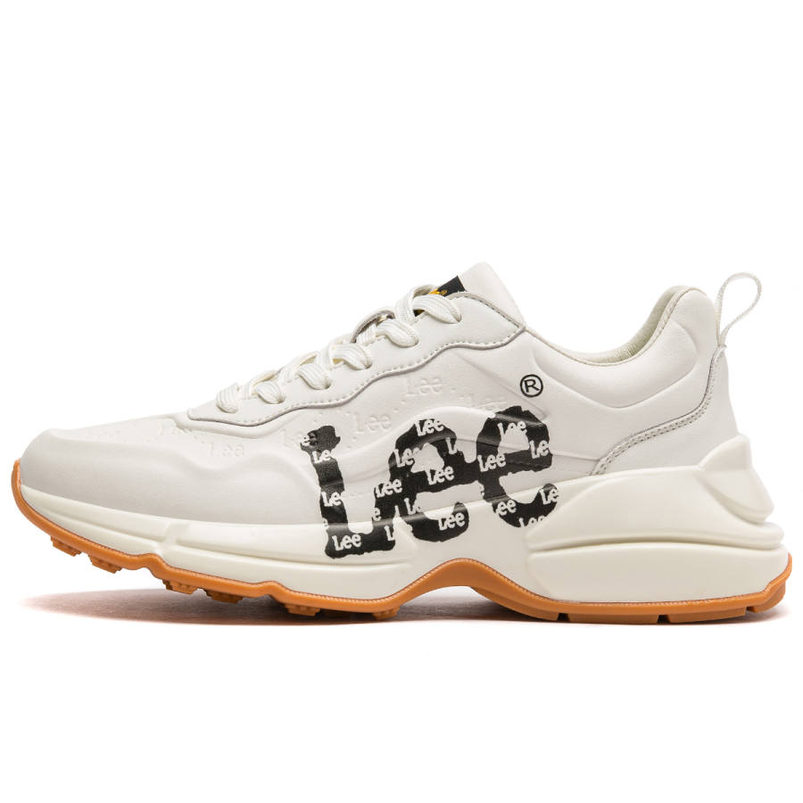 Lee Lee Synthetic Leather, Split Cow Leather Low top Chunky Sneakers Unisex