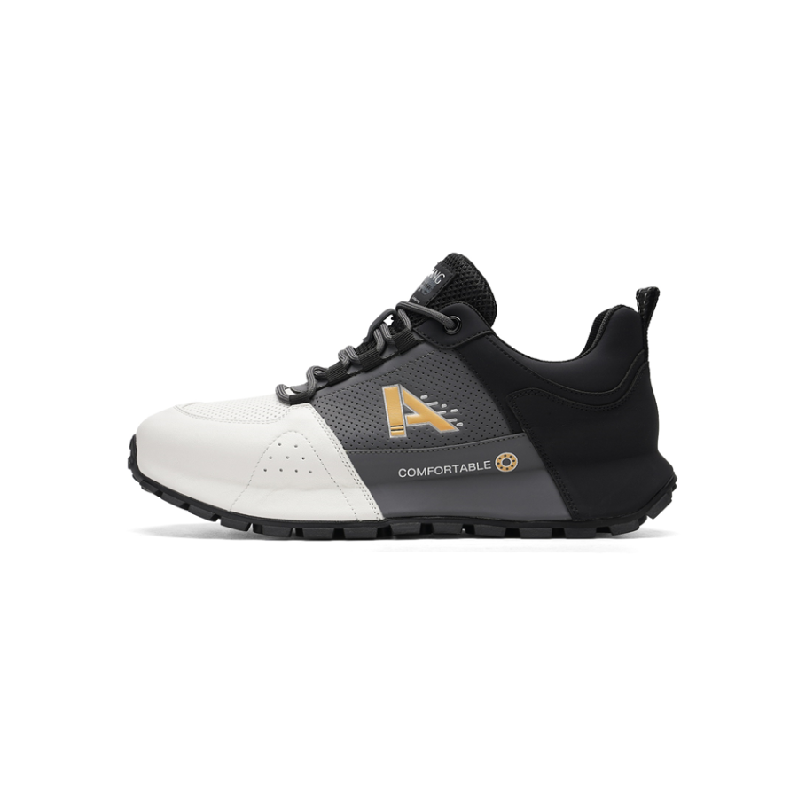 AOKANG Cow Leather Fashion Trend Slip Resistant Abrasion Resistant Low top Casual Shoes Men's