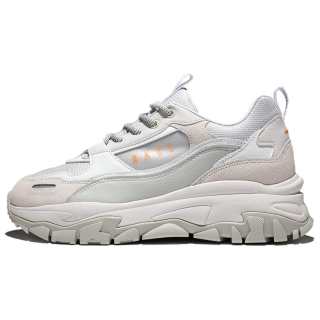 AKIII CLASSIC Pu Low top Casual Shoes Unisex White Gray