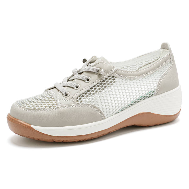 Reivantix Reivanti Microfiber Leather Casual Shoes Women's Gray