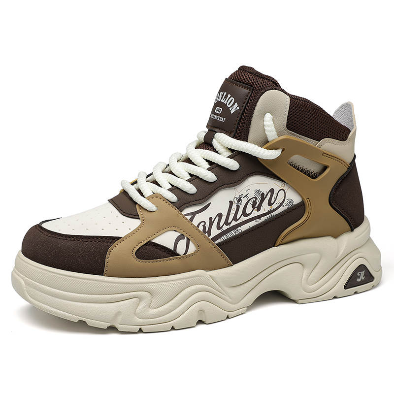 Tonlion Slip Resistant Abrasion Resistant High top Casual Shoes Men's