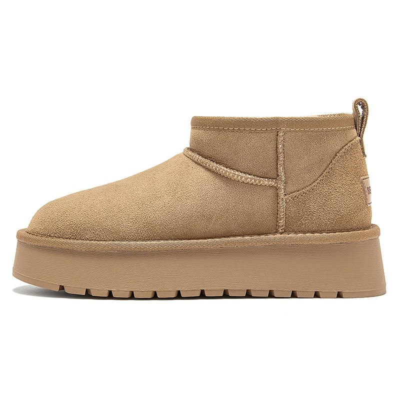 Beau Today Snow Boots Women's Camel/Black/Apricot